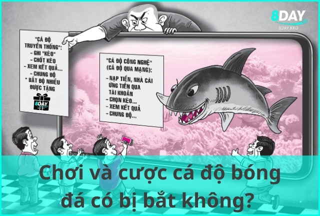 Cá độ bóng đá có bị bắt không